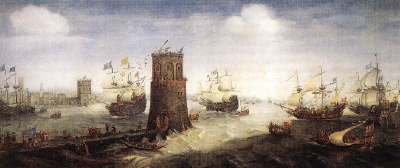 WIERINGEN, Cornelis Claesz van Capture of Damiate